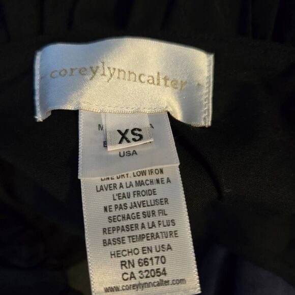 Corey Lynn Calter Morley Babydoll Tunic Women's Size XS Black - Picture 6 of 6